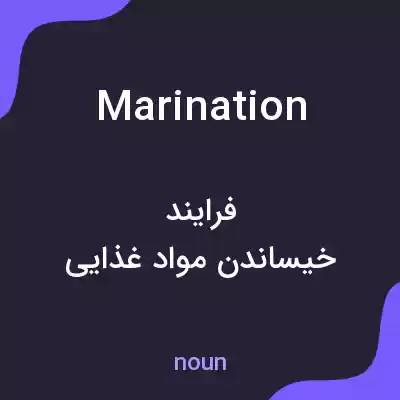 معنی marination به فارسی معنی marination به فارسی