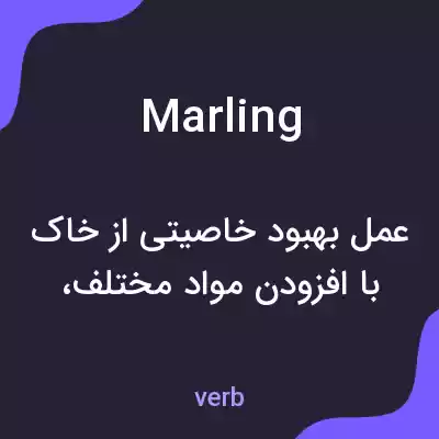 معنی marling به فارسی معنی marling به فارسی