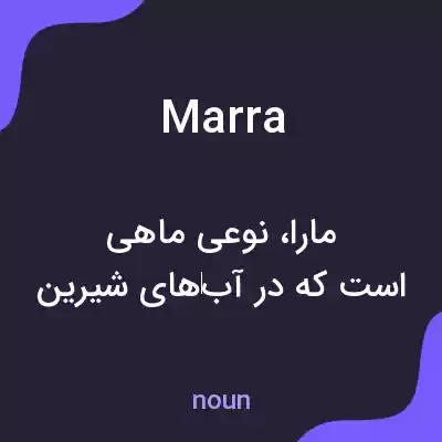 معنی marra به فارسی معنی marra به فارسی