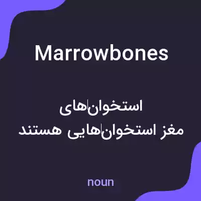 معنی marrowbones به فارسی معنی marrowbones به فارسی