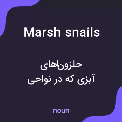 معنی marsh snails به فارسی معنی marsh snails به فارسی