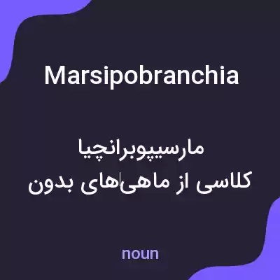 معنی marsipobranchia به فارسی معنی marsipobranchia به فارسی