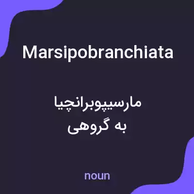معنی marsipobranchiata به فارسی