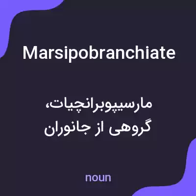 معنی marsipobranchiate به فارسی معنی marsipobranchiate به فارسی
