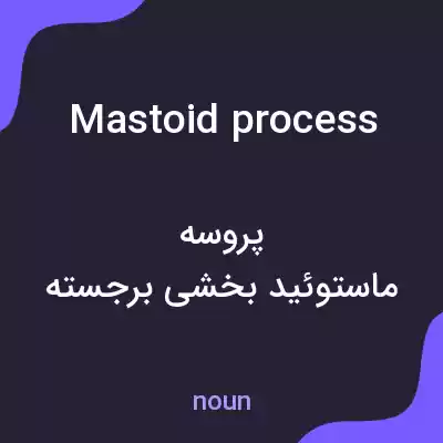 معنی mastoid process به فارسی معنی mastoid process به فارسی