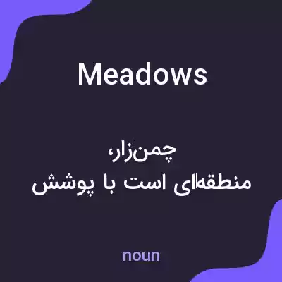 معنی meadows به فارسی معنی meadows به فارسی