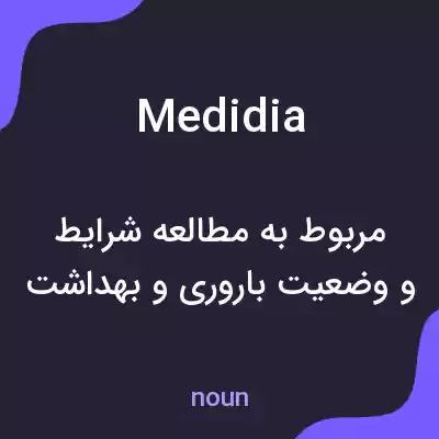 معنی medidia به فارسی معنی medidia به فارسی