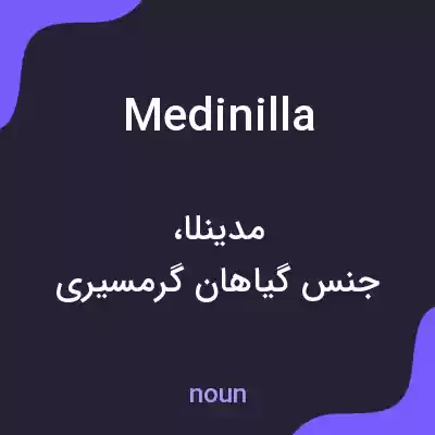 معنی medinilla به فارسی معنی medinilla به فارسی