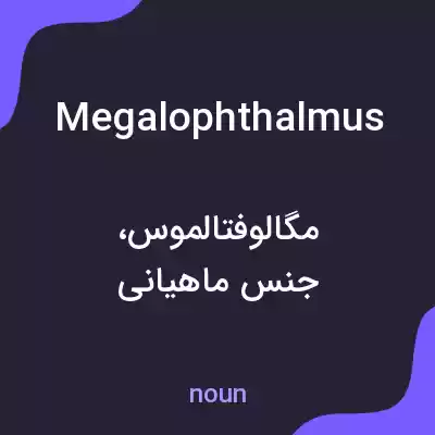 معنی megalophthalmus به فارسی معنی megalophthalmus به فارسی