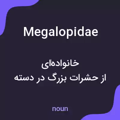 معنی megalopidae به فارسی معنی megalopidae به فارسی