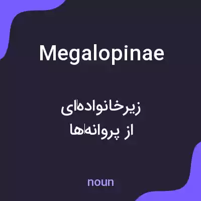 معنی megalopinae به فارسی معنی megalopinae به فارسی