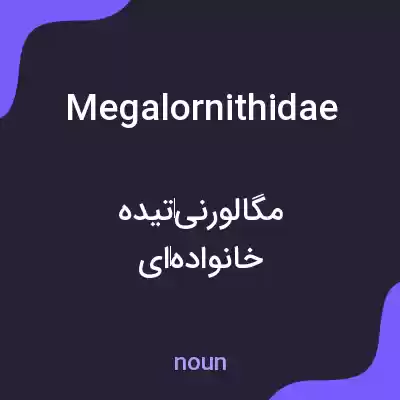 معنی megalornithidae به فارسی معنی megalornithidae به فارسی