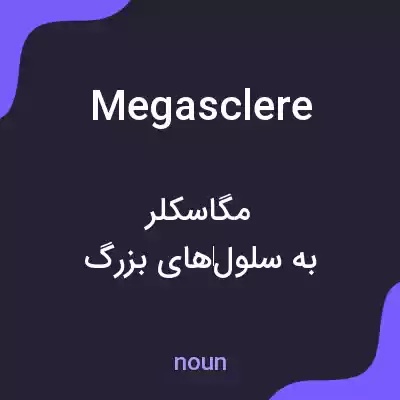 معنی megasclere به فارسی معنی megasclere به فارسی