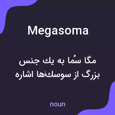 معنی megasoma به فارسی معنی megasoma به فارسی