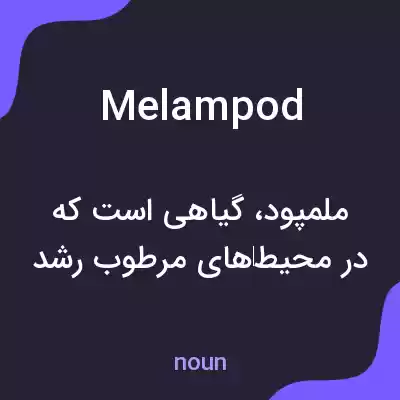 معنی melampod به فارسی معنی melampod به فارسی