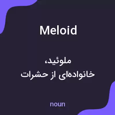 معنی meloid به فارسی معنی meloid به فارسی