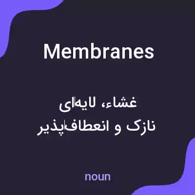 معنی membranes به فارسی معنی membranes به فارسی