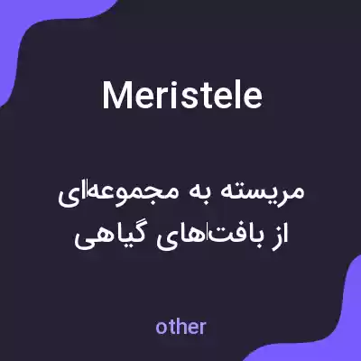 معنی meristele به فارسی معنی meristele به فارسی