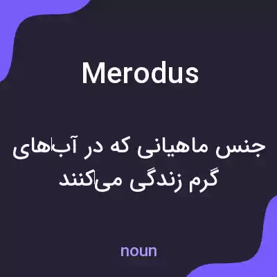 معنی merodus به فارسی معنی merodus به فارسی