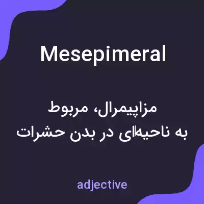 معنی mesepimeral به فارسی معنی mesepimeral به فارسی