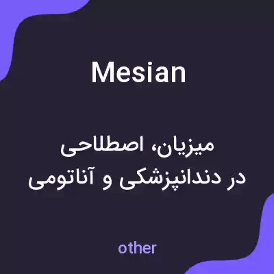 معنی mesian به فارسی معنی mesian به فارسی