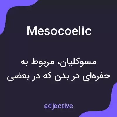 معنی mesocoelic به فارسی معنی mesocoelic به فارسی
