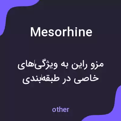 معنی mesorhine به فارسی معنی mesorhine به فارسی