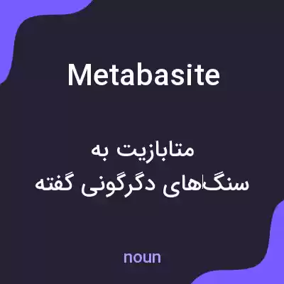 معنی metabasite به فارسی معنی metabasite به فارسی