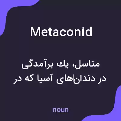 معنی metaconid به فارسی معنی metaconid به فارسی