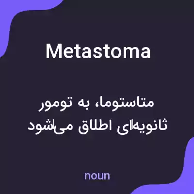 معنی metastoma به فارسی معنی metastoma به فارسی