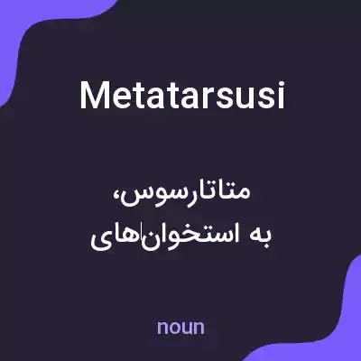 معنی metatarsusi به فارسی معنی metatarsusi به فارسی