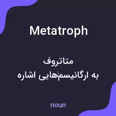 معنی metatroph به فارسی معنی metatroph به فارسی