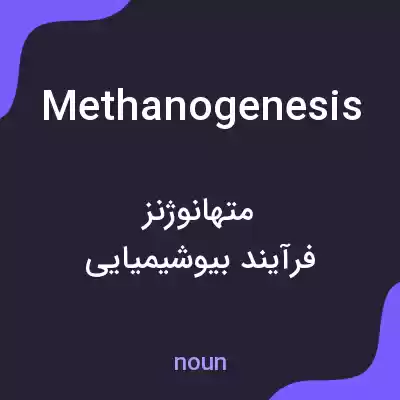 معنی methanogenesis به فارسی معنی methanogenesis به فارسی