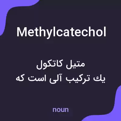 معنی methylcatechol به فارسی معنی methylcatechol به فارسی