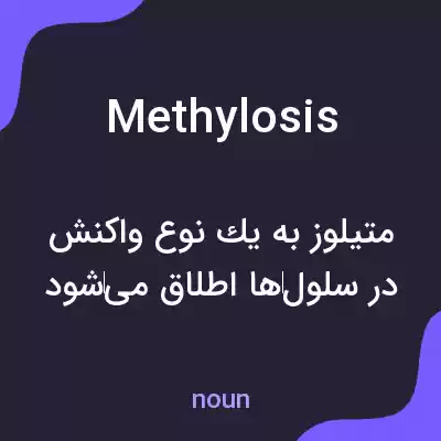 معنی methylosis به فارسی معنی methylosis به فارسی