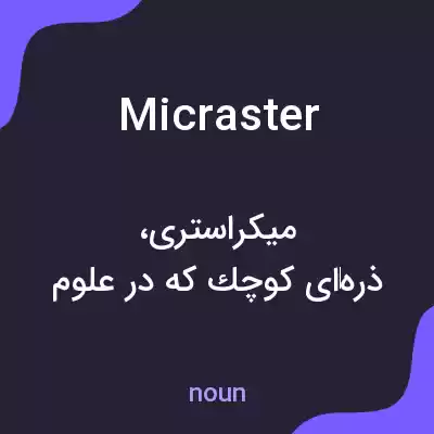 معنی micraster به فارسی معنی micraster به فارسی
