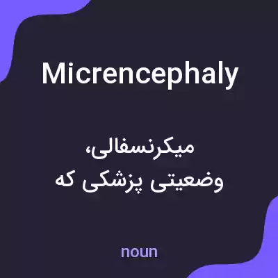 معنی micrencephaly به فارسی معنی micrencephaly به فارسی
