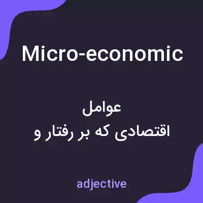 معنی micro-economic به فارسی معنی micro-economic به فارسی