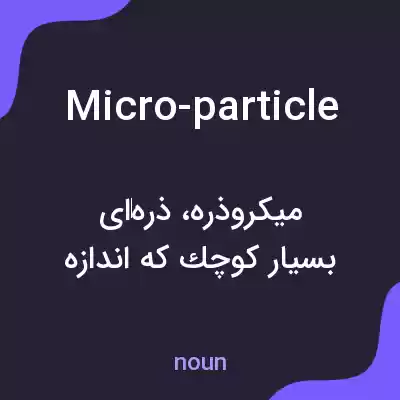 معنی micro-particle به فارسی معنی micro-particle به فارسی