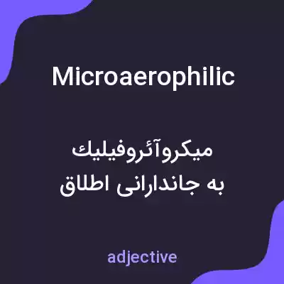 معنی microaerophilic به فارسی معنی microaerophilic به فارسی