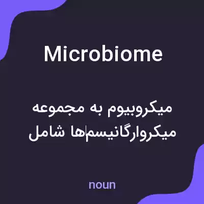 معنی microbiome به فارسی معنی microbiome به فارسی