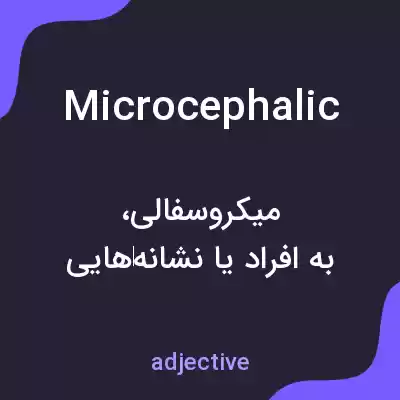 معنی microcephalic به فارسی معنی microcephalic به فارسی