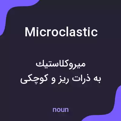 معنی microclastic به فارسی معنی microclastic به فارسی