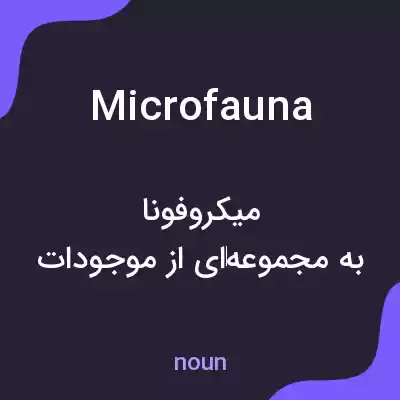 معنی microfauna به فارسی معنی microfauna به فارسی