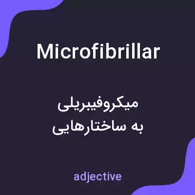 معنی microfibrillar به فارسی معنی microfibrillar به فارسی