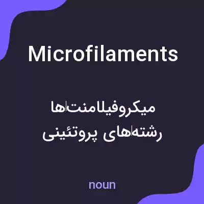 معنی microfilaments به فارسی معنی microfilaments به فارسی