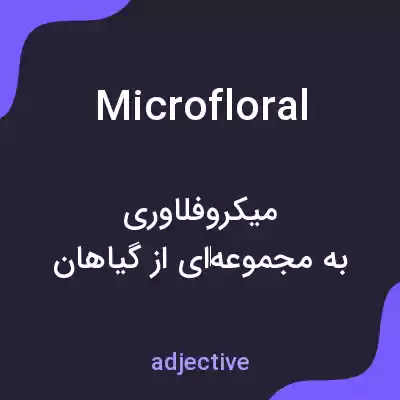 معنی microfloral به فارسی معنی microfloral به فارسی
