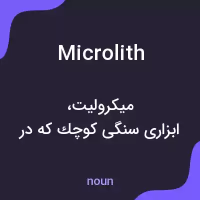 معنی microlith به فارسی معنی microlith به فارسی