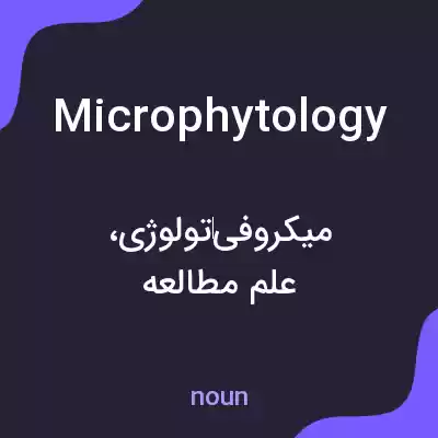 معنی microphytology به فارسی معنی microphytology به فارسی