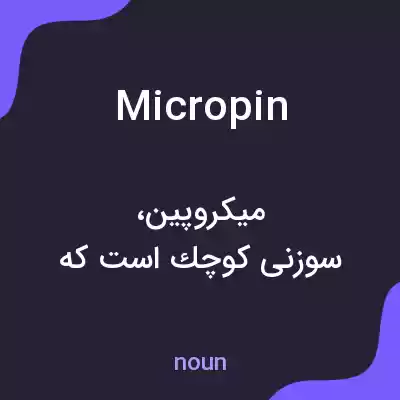 معنی micropin به فارسی معنی micropin به فارسی
